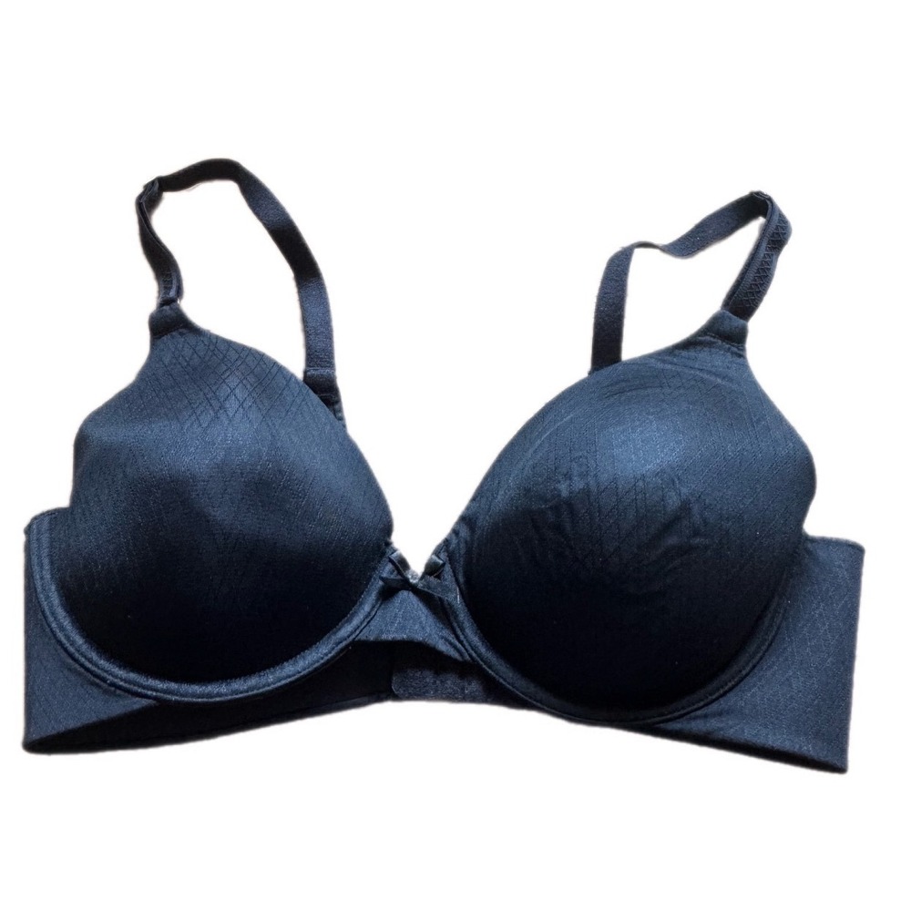 Vanity Fair Beauty Back Bra Women 34C Black Excellent Underwire Full Figure